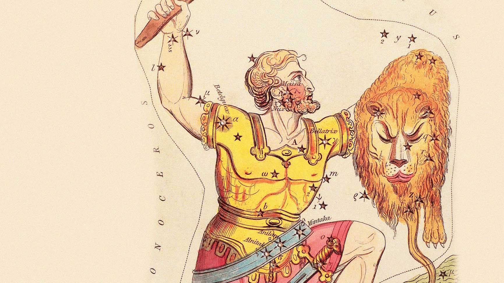 Orione, Ercole e Perseo: quando il cielo è un mito