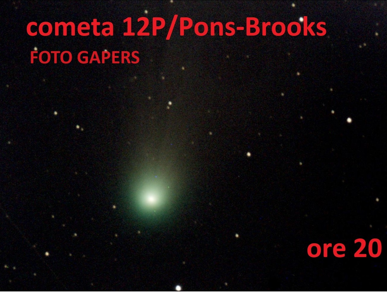 Arriva la cometa 12P/Pons-Brooks!
