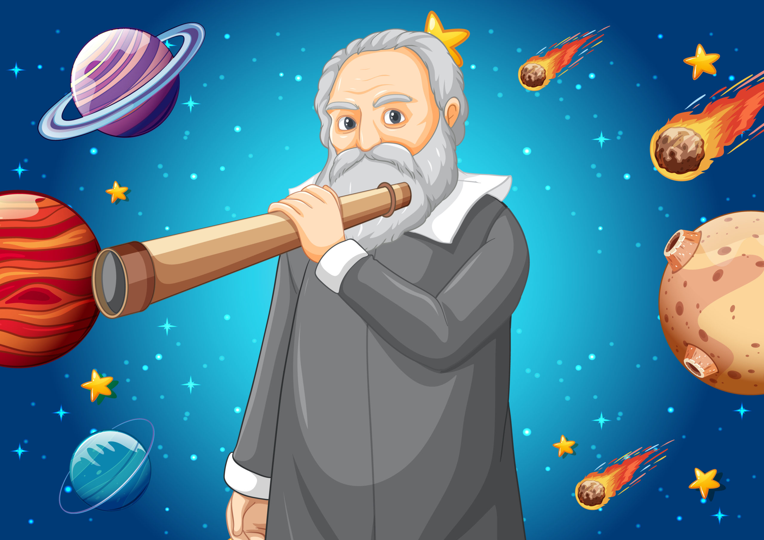 Due piccoli pezzi di vetro: Galileo e le prime osservazioni al telescopio
