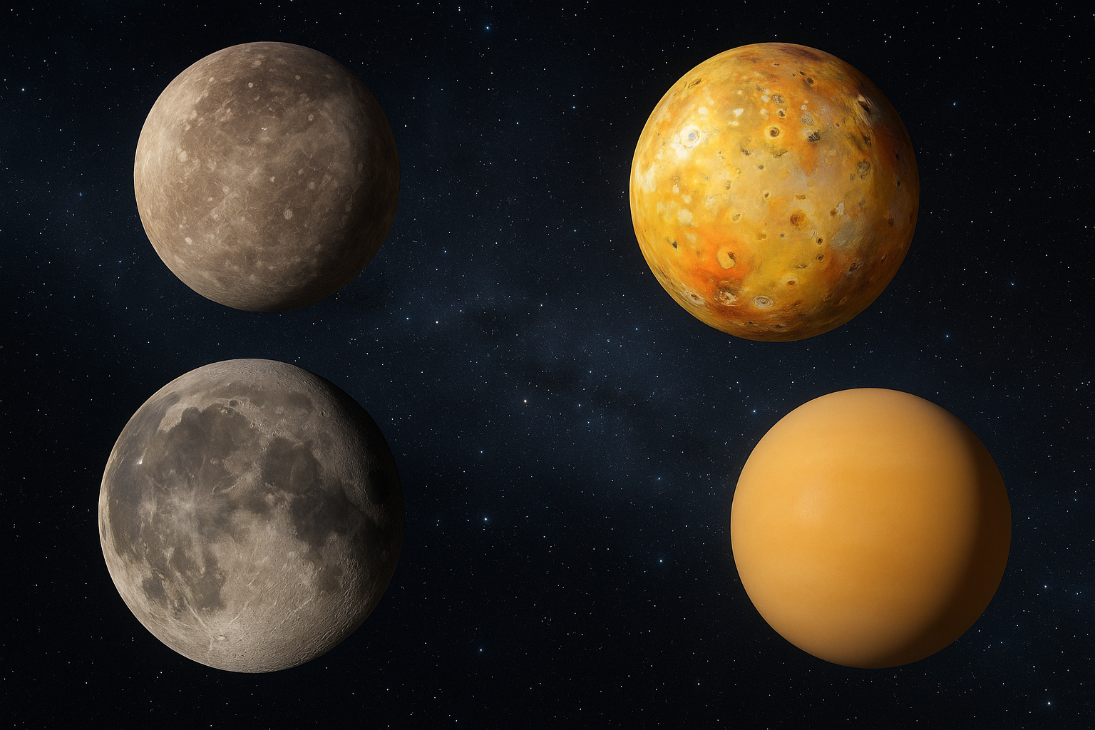 Le lune: scrigni di segreti e meraviglie