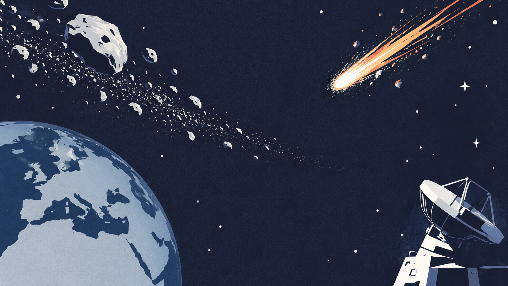 Sorvegliati spaziali: dagli asteroidi alle meteoriti, dallo Spazio all’Emilia 
