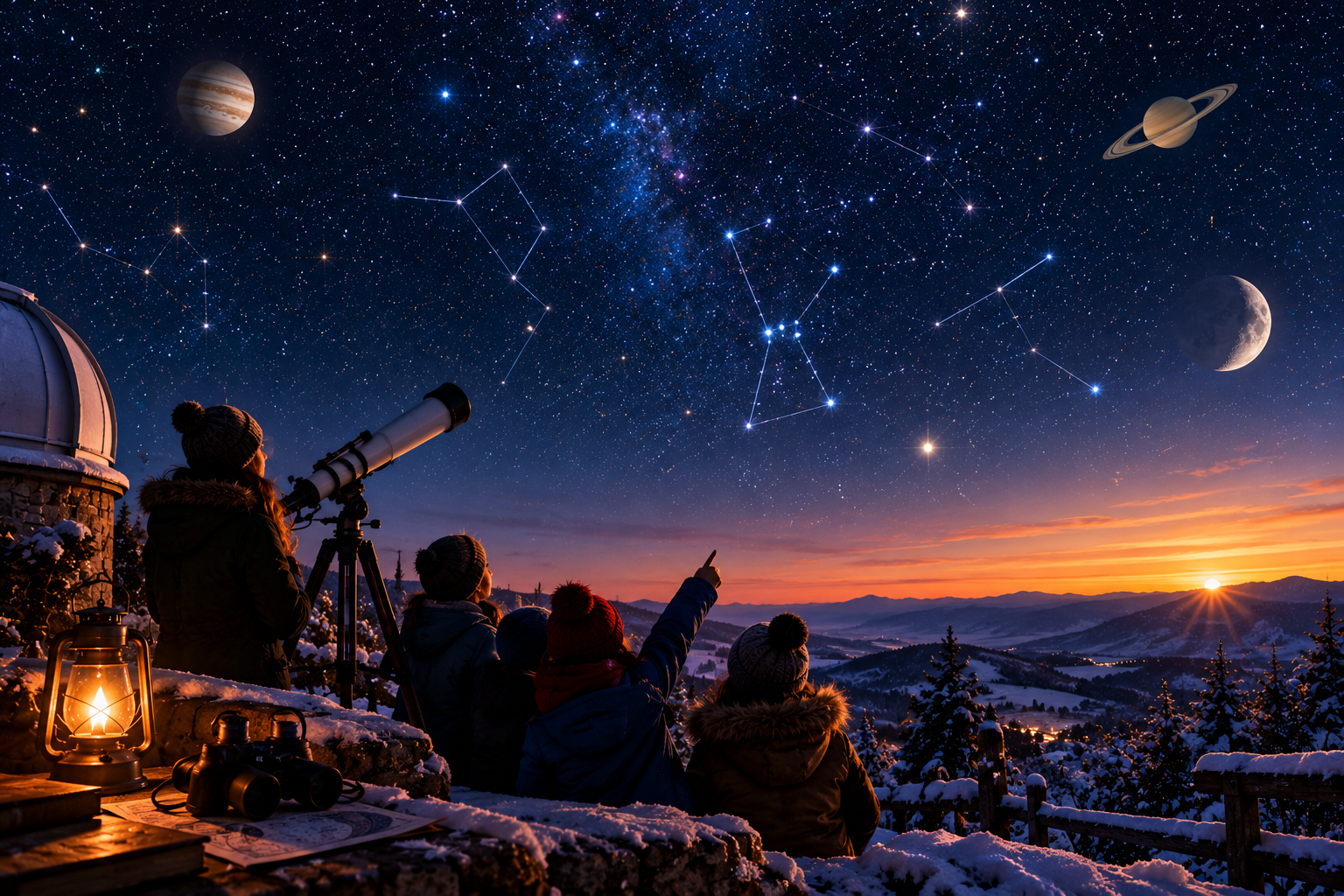 Meraviglie del cielo d’inverno…
